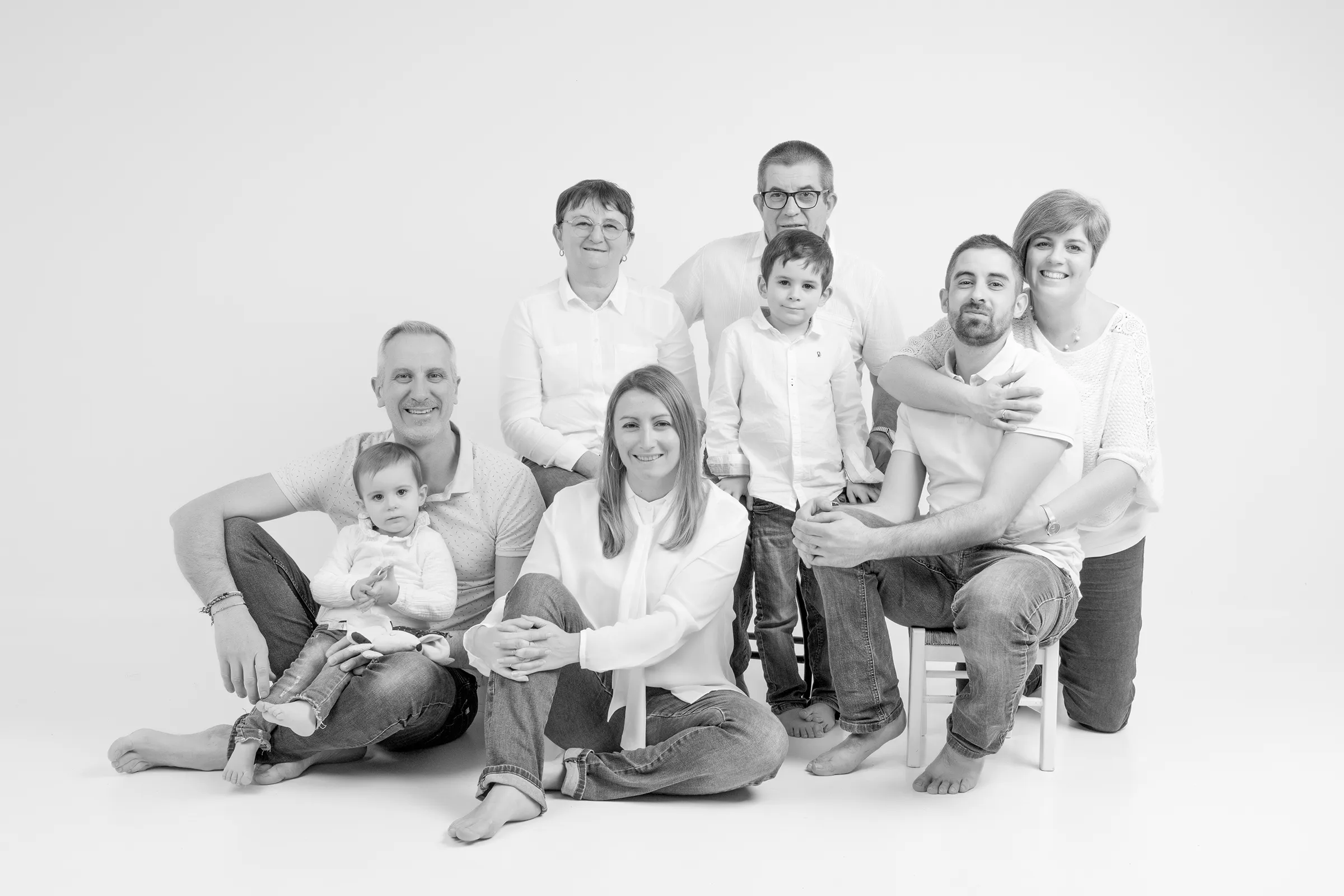 Souvenirs de grande famille naturels et intemporels